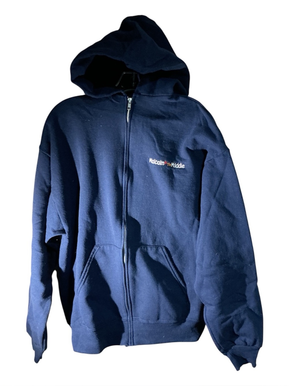 Vtg ‘07 Malcolm in the Middle Hoodie Navy L mint